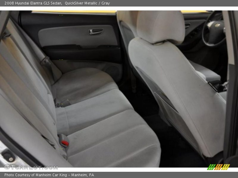 QuickSilver Metallic / Gray 2008 Hyundai Elantra GLS Sedan