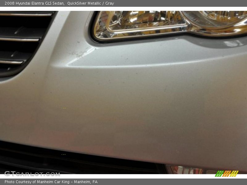 QuickSilver Metallic / Gray 2008 Hyundai Elantra GLS Sedan