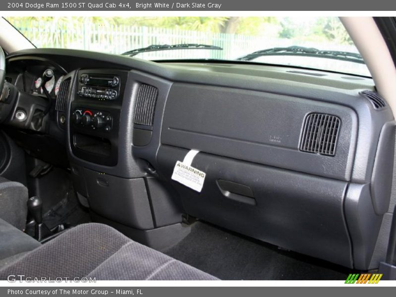 Bright White / Dark Slate Gray 2004 Dodge Ram 1500 ST Quad Cab 4x4