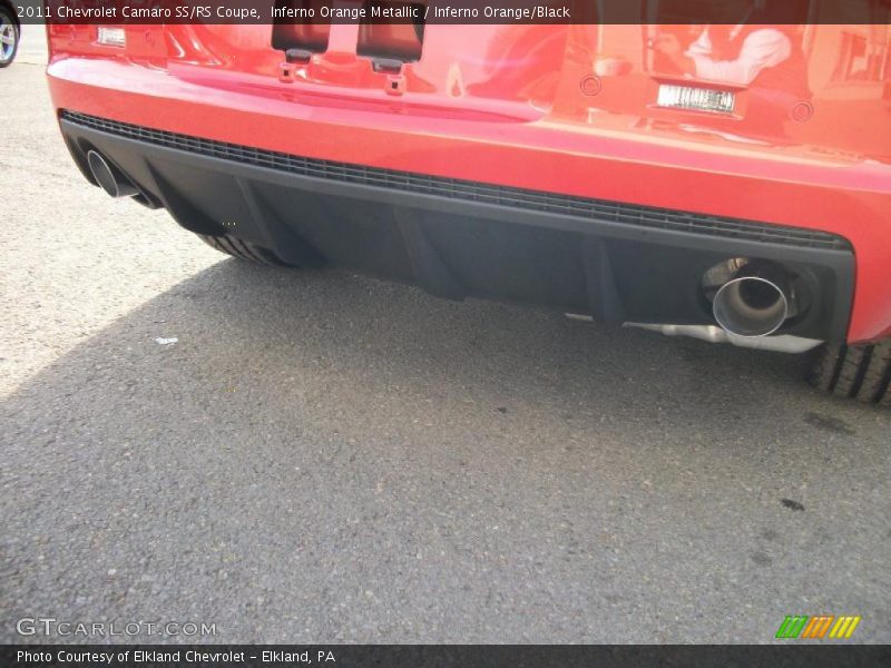 Inferno Orange Metallic / Inferno Orange/Black 2011 Chevrolet Camaro SS/RS Coupe