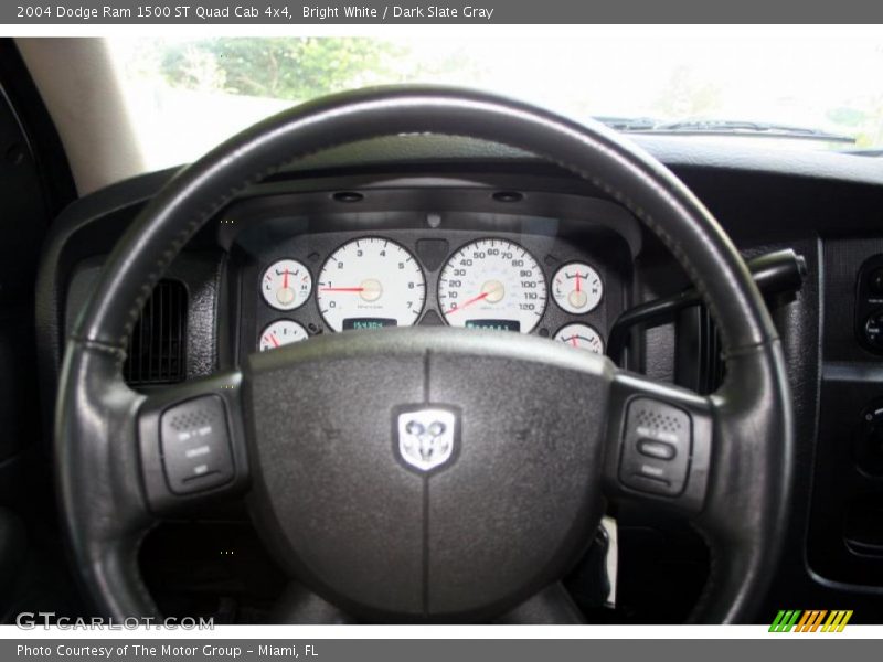 Bright White / Dark Slate Gray 2004 Dodge Ram 1500 ST Quad Cab 4x4