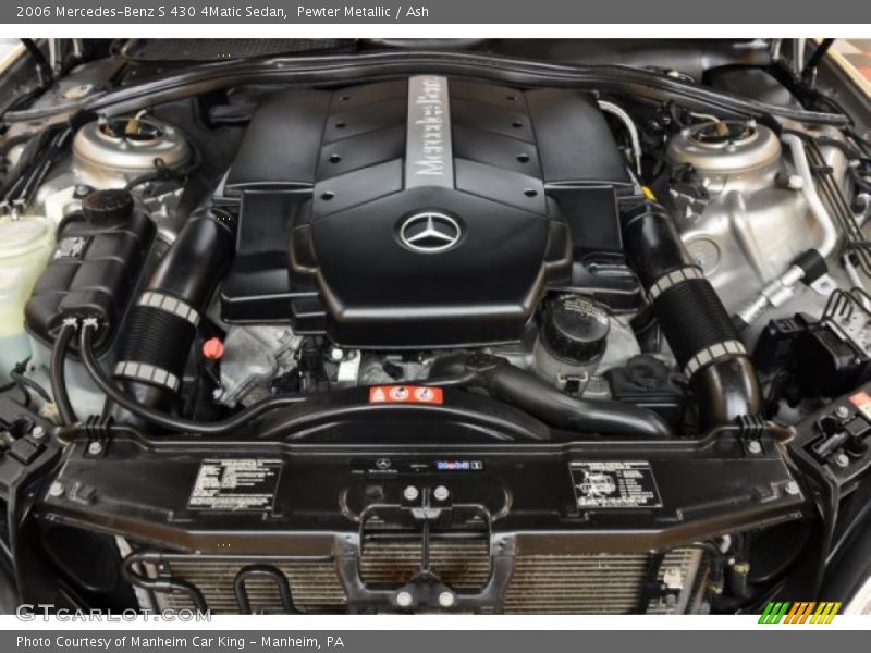  2006 S 430 4Matic Sedan Engine - 4.3 Liter SOHC 24-Valve V8