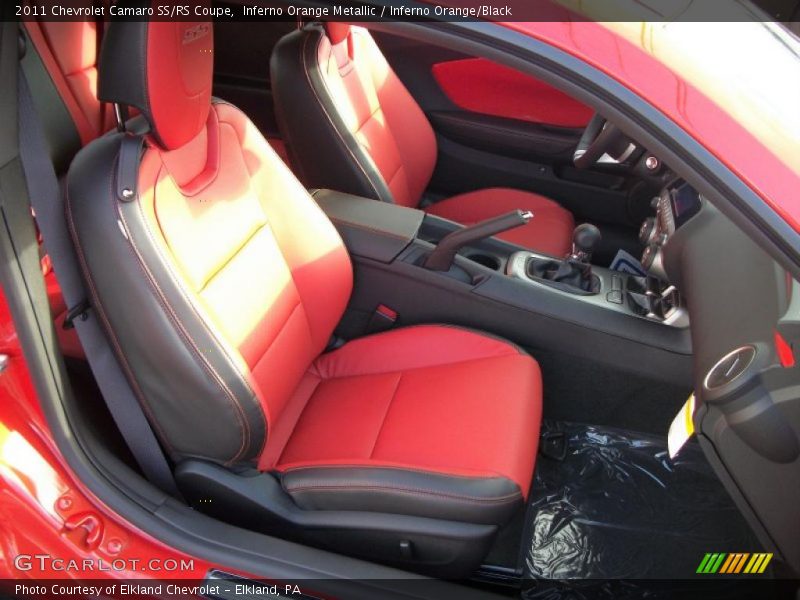  2011 Camaro SS/RS Coupe Inferno Orange/Black Interior