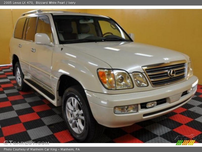 Blizzard White Pearl / Ivory 2005 Lexus LX 470