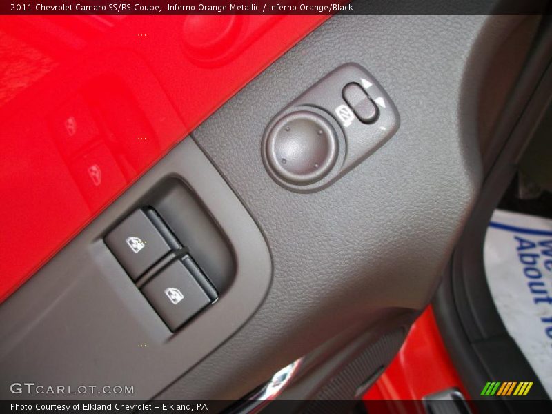Inferno Orange Metallic / Inferno Orange/Black 2011 Chevrolet Camaro SS/RS Coupe