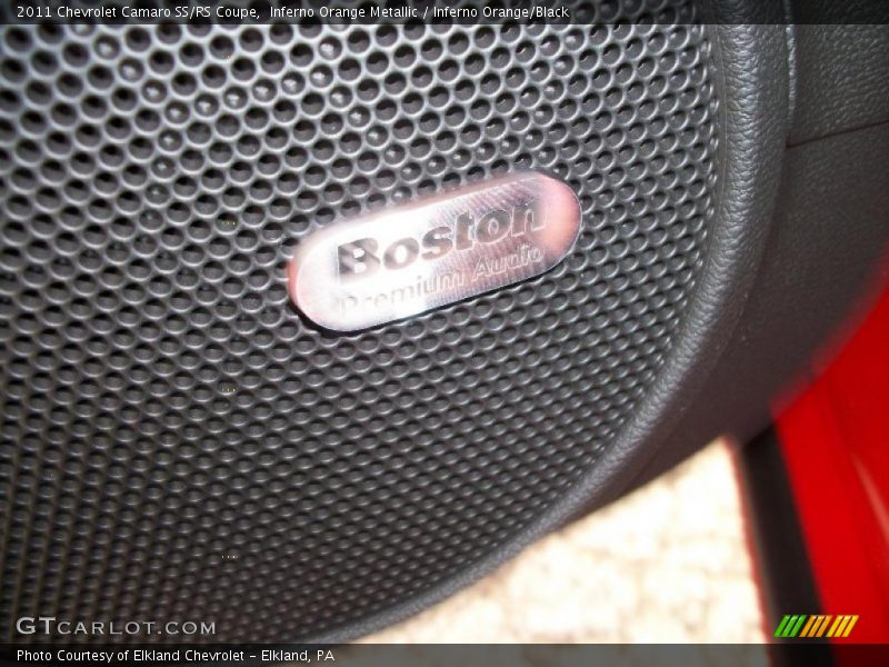 Inferno Orange Metallic / Inferno Orange/Black 2011 Chevrolet Camaro SS/RS Coupe