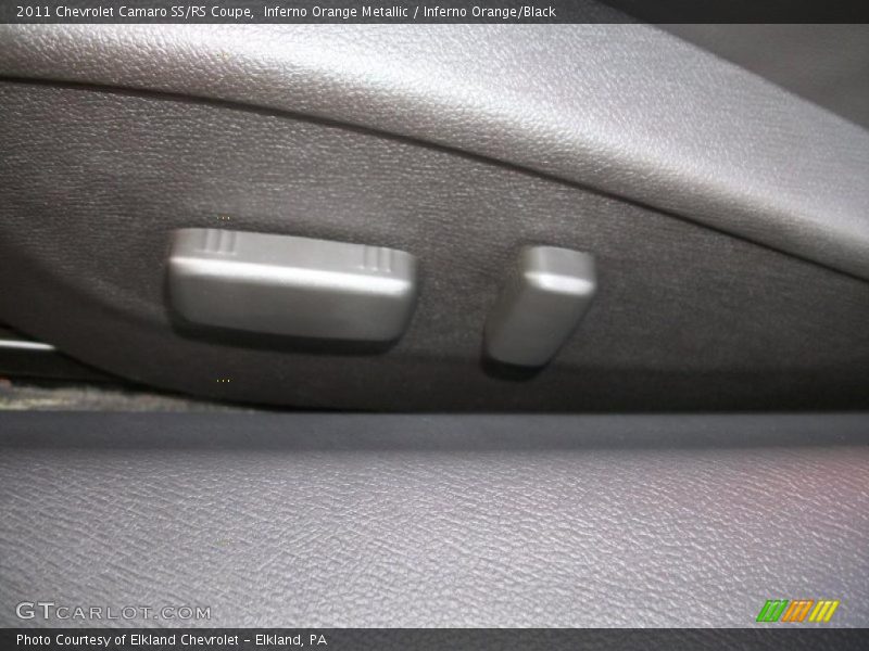 Inferno Orange Metallic / Inferno Orange/Black 2011 Chevrolet Camaro SS/RS Coupe