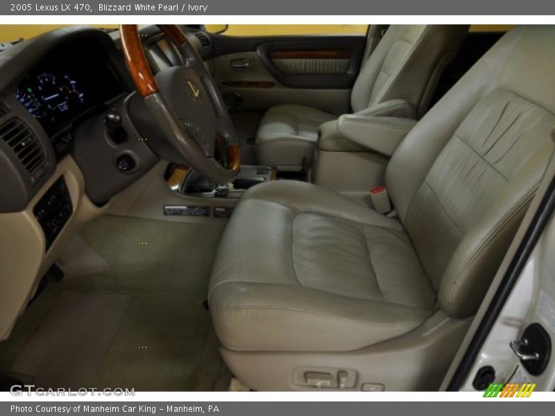Blizzard White Pearl / Ivory 2005 Lexus LX 470