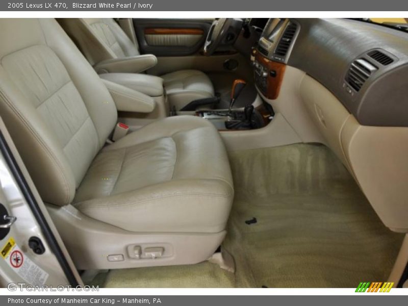 Blizzard White Pearl / Ivory 2005 Lexus LX 470