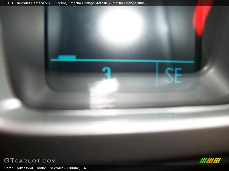 Inferno Orange Metallic / Inferno Orange/Black 2011 Chevrolet Camaro SS/RS Coupe