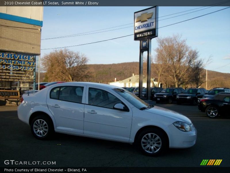 Summit White / Ebony 2010 Chevrolet Cobalt LT Sedan