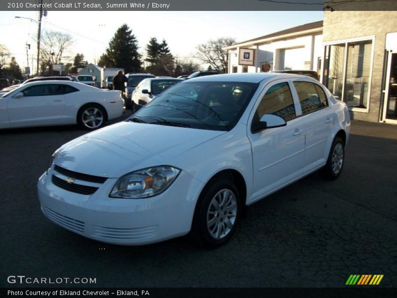 Summit White / Ebony 2010 Chevrolet Cobalt LT Sedan
