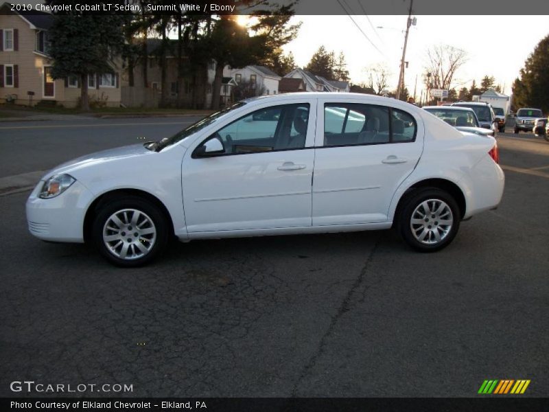 Summit White / Ebony 2010 Chevrolet Cobalt LT Sedan