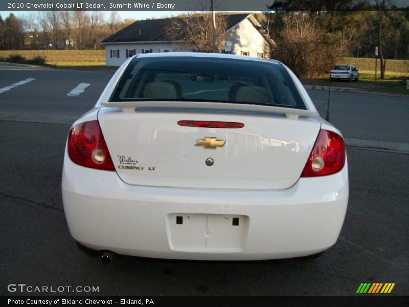 Summit White / Ebony 2010 Chevrolet Cobalt LT Sedan