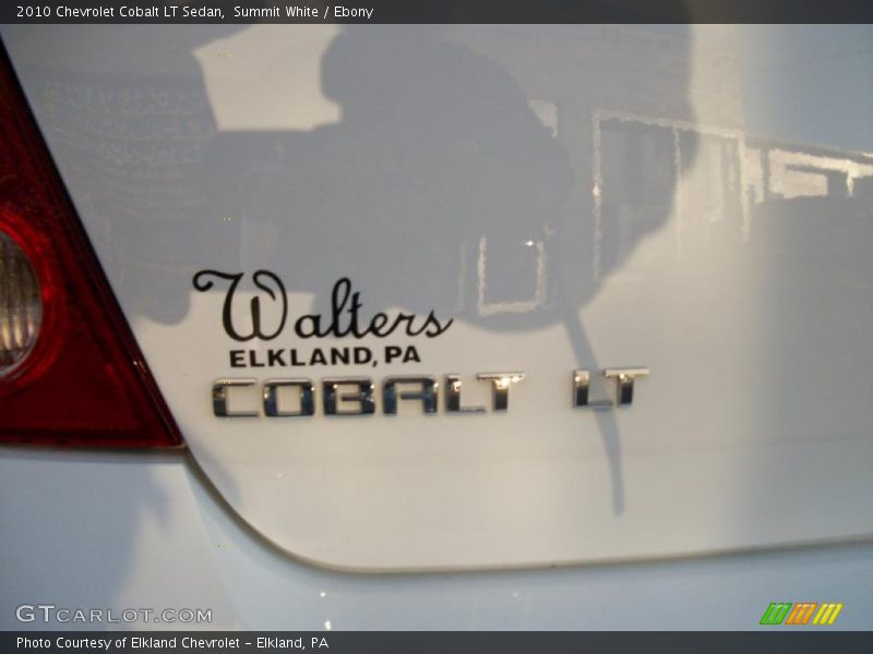 Summit White / Ebony 2010 Chevrolet Cobalt LT Sedan