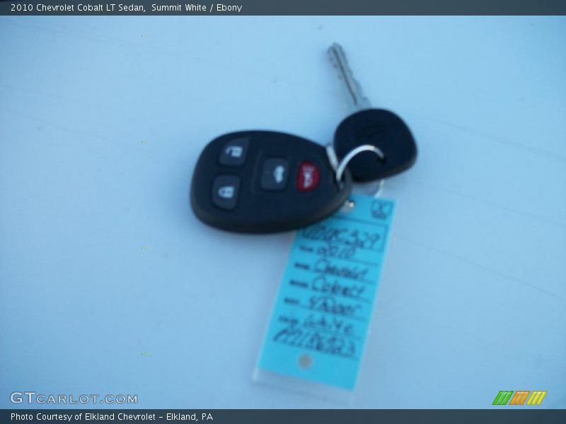 Summit White / Ebony 2010 Chevrolet Cobalt LT Sedan
