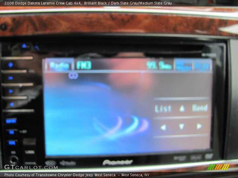 Brilliant Black / Dark Slate Gray/Medium Slate Gray 2008 Dodge Dakota Laramie Crew Cab 4x4