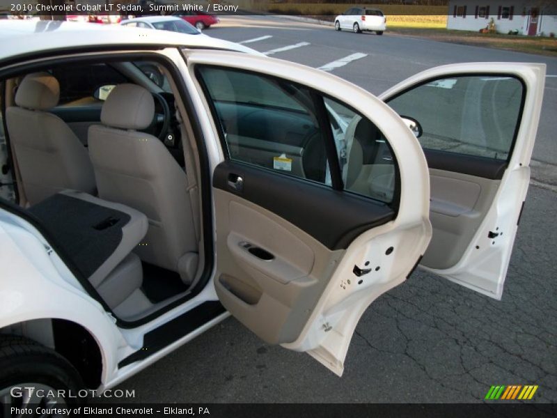 Summit White / Ebony 2010 Chevrolet Cobalt LT Sedan