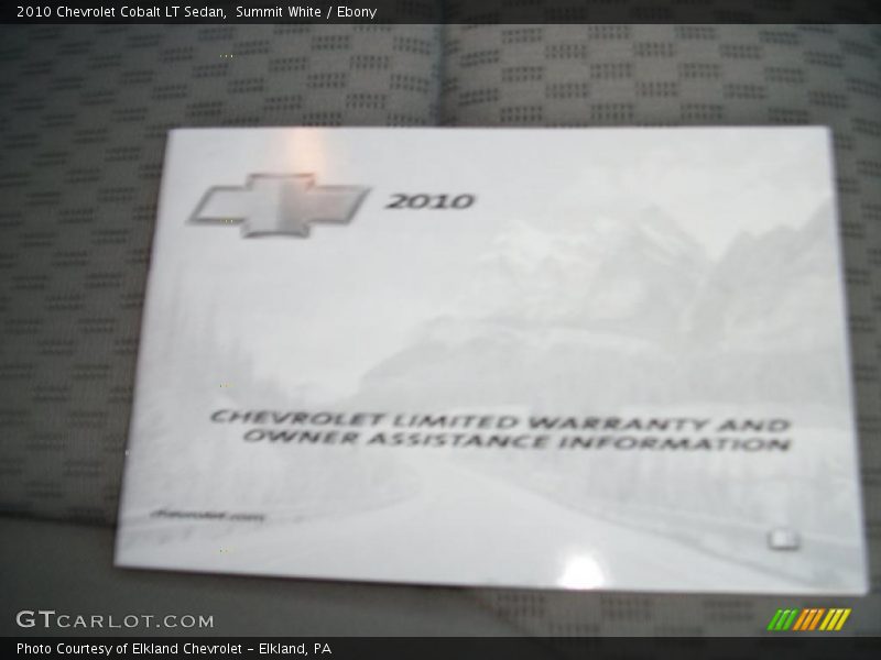 Summit White / Ebony 2010 Chevrolet Cobalt LT Sedan