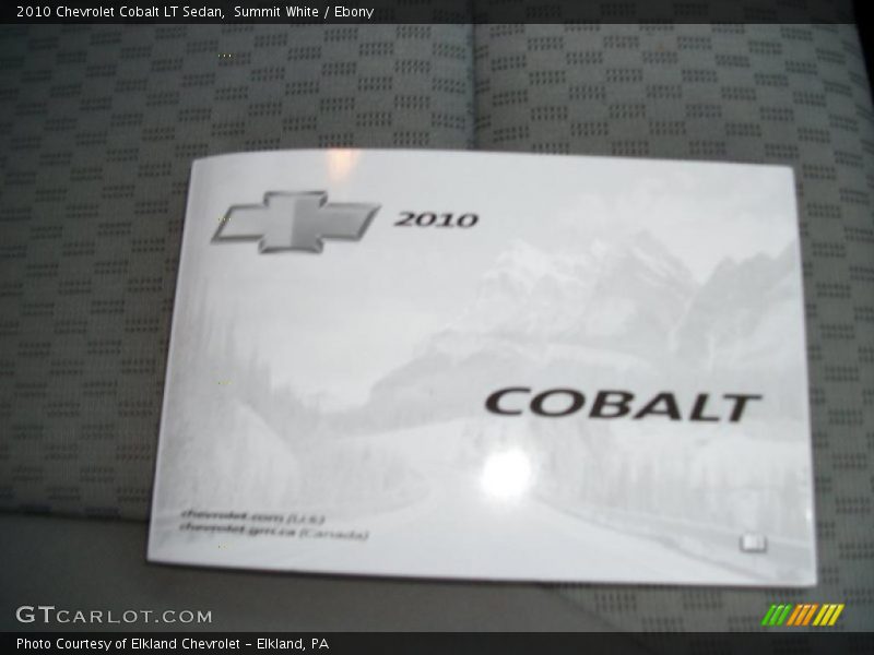 Summit White / Ebony 2010 Chevrolet Cobalt LT Sedan
