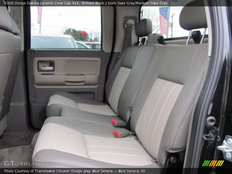 Brilliant Black / Dark Slate Gray/Medium Slate Gray 2008 Dodge Dakota Laramie Crew Cab 4x4