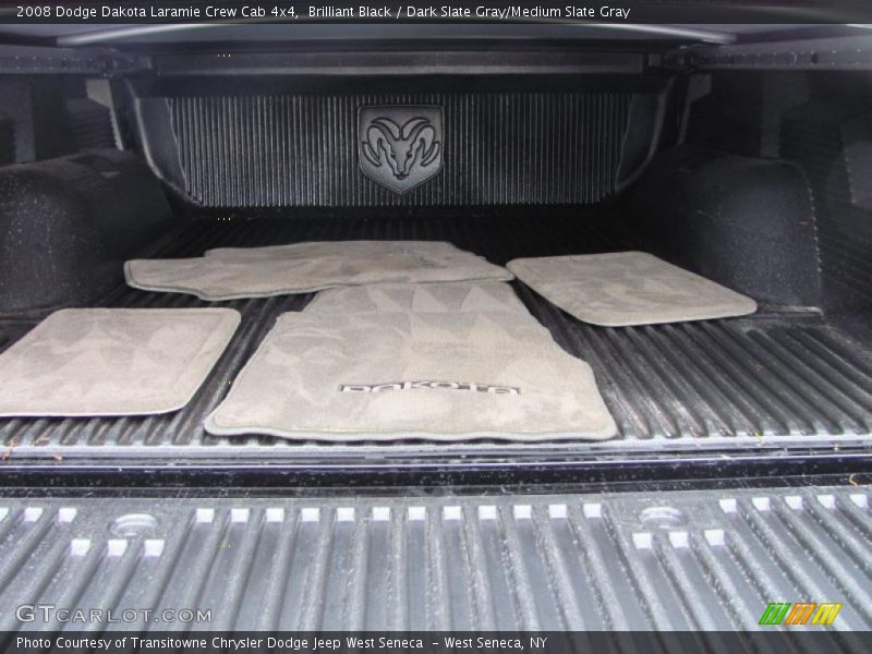 Brilliant Black / Dark Slate Gray/Medium Slate Gray 2008 Dodge Dakota Laramie Crew Cab 4x4