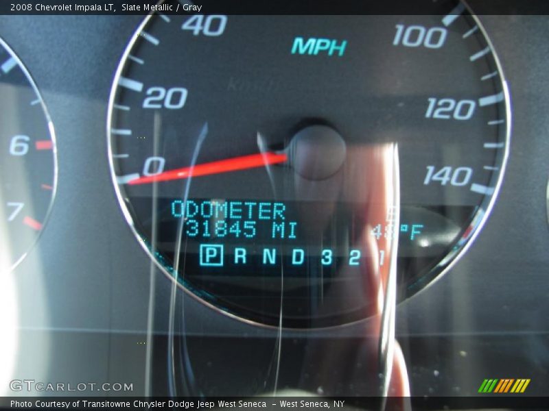 Slate Metallic / Gray 2008 Chevrolet Impala LT