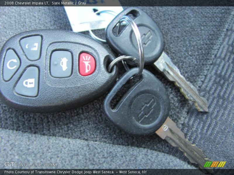 Slate Metallic / Gray 2008 Chevrolet Impala LT