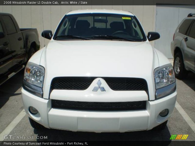 Arctic White / Slate 2008 Mitsubishi Raider LS Double Cab