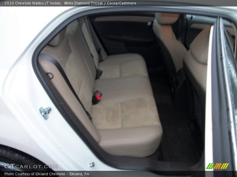 White Diamond Tricoat / Cocoa/Cashmere 2010 Chevrolet Malibu LT Sedan