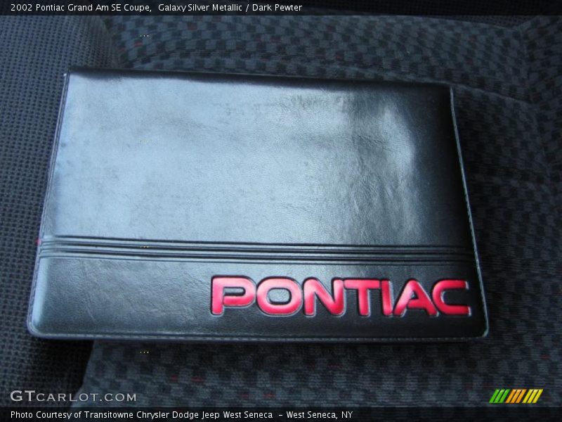 Galaxy Silver Metallic / Dark Pewter 2002 Pontiac Grand Am SE Coupe