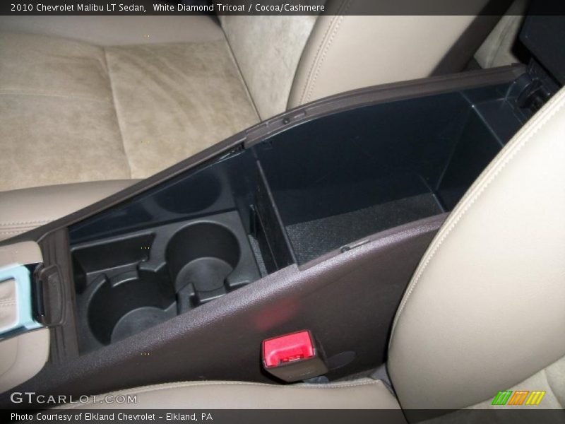 White Diamond Tricoat / Cocoa/Cashmere 2010 Chevrolet Malibu LT Sedan