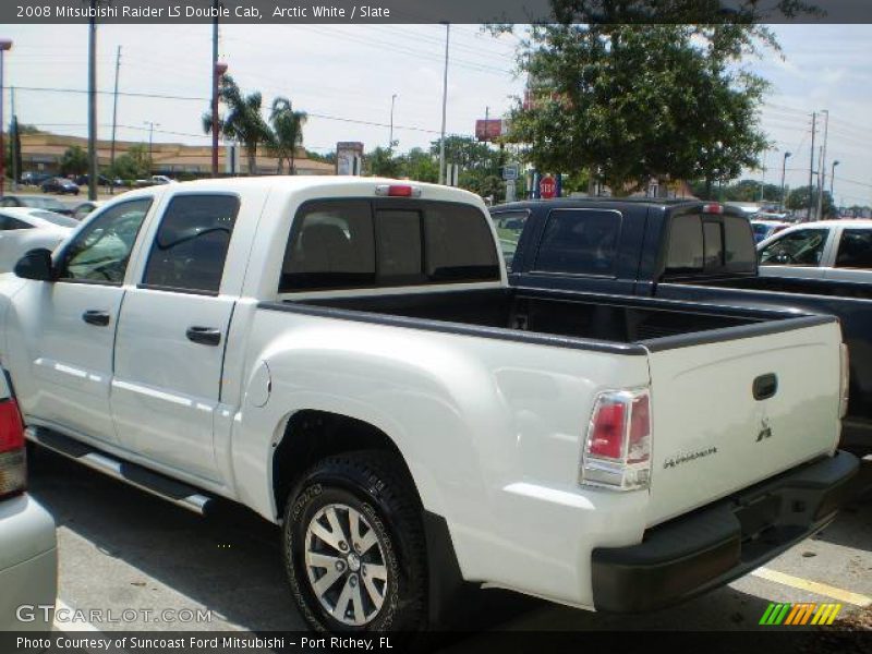 Arctic White / Slate 2008 Mitsubishi Raider LS Double Cab