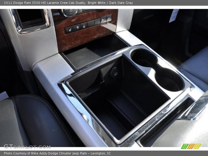Bright White / Dark Slate Gray 2011 Dodge Ram 3500 HD Laramie Crew Cab Dually