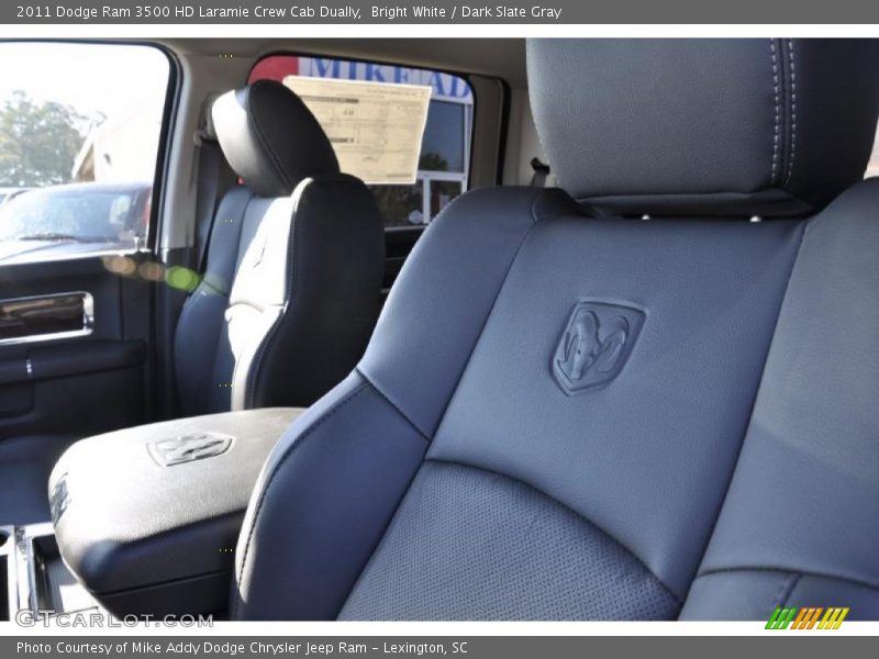 Bright White / Dark Slate Gray 2011 Dodge Ram 3500 HD Laramie Crew Cab Dually