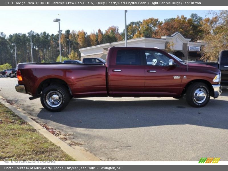  2011 Ram 3500 HD Laramie Crew Cab Dually Deep Cherry Red Crystal Pearl