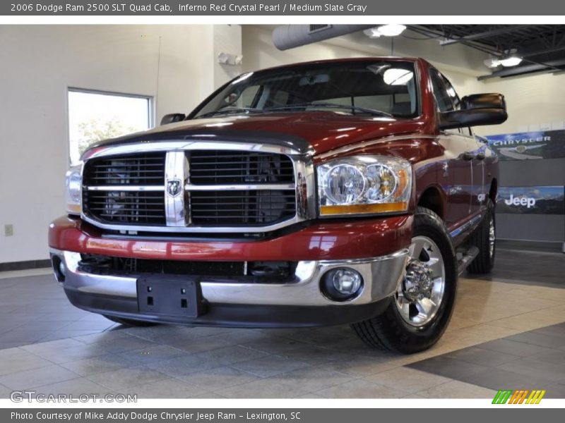 Inferno Red Crystal Pearl / Medium Slate Gray 2006 Dodge Ram 2500 SLT Quad Cab