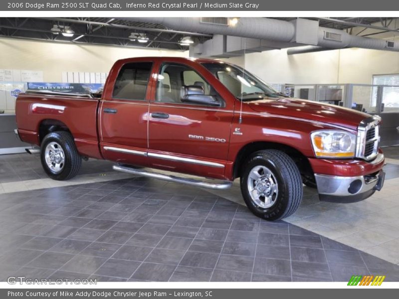 Inferno Red Crystal Pearl / Medium Slate Gray 2006 Dodge Ram 2500 SLT Quad Cab