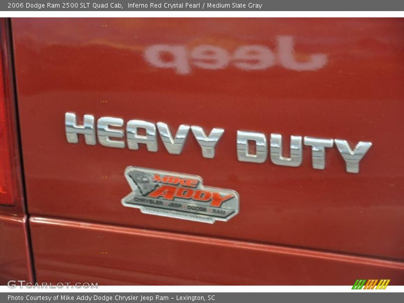 Inferno Red Crystal Pearl / Medium Slate Gray 2006 Dodge Ram 2500 SLT Quad Cab