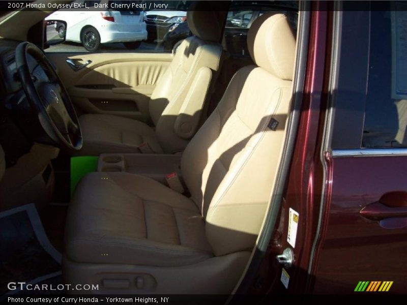 Dark Cherry Pearl / Ivory 2007 Honda Odyssey EX-L