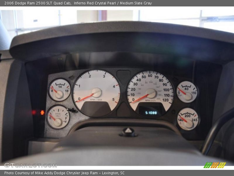 Inferno Red Crystal Pearl / Medium Slate Gray 2006 Dodge Ram 2500 SLT Quad Cab