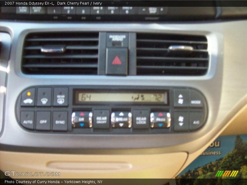 Dark Cherry Pearl / Ivory 2007 Honda Odyssey EX-L
