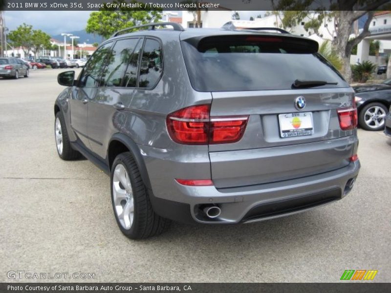 Space Gray Metallic / Tobacco Nevada Leather 2011 BMW X5 xDrive 35d