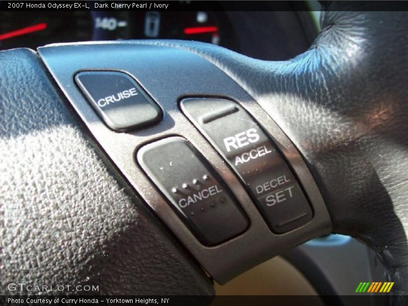 Dark Cherry Pearl / Ivory 2007 Honda Odyssey EX-L
