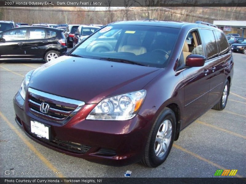 Dark Cherry Pearl / Ivory 2007 Honda Odyssey EX-L