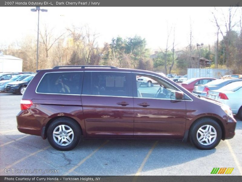 Dark Cherry Pearl / Ivory 2007 Honda Odyssey EX-L