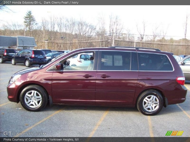 Dark Cherry Pearl / Ivory 2007 Honda Odyssey EX-L