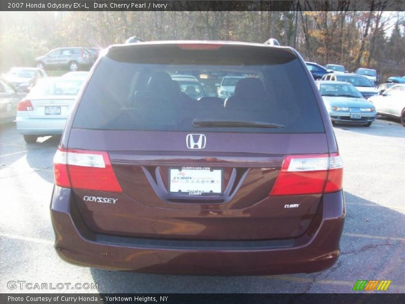 Dark Cherry Pearl / Ivory 2007 Honda Odyssey EX-L