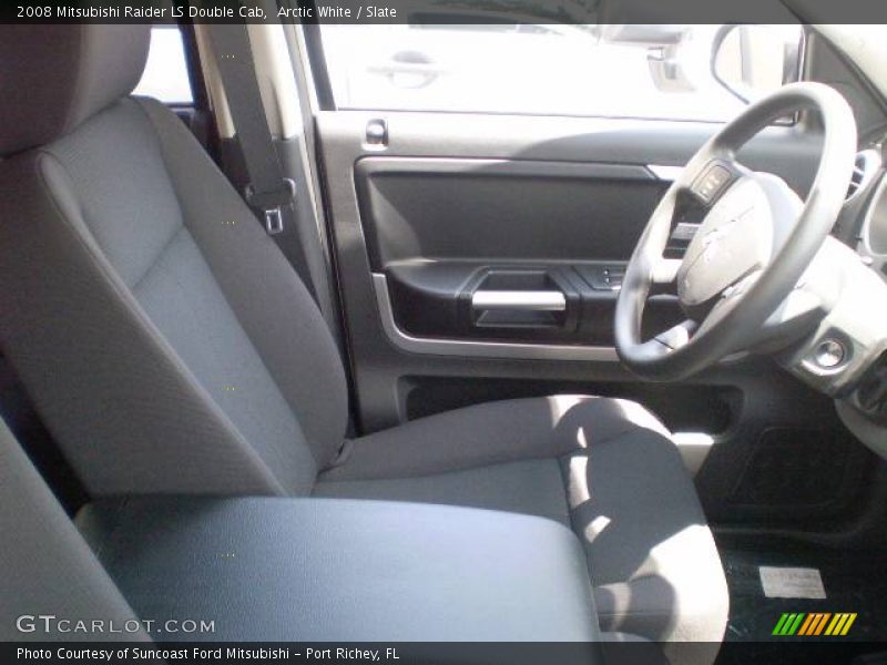 Arctic White / Slate 2008 Mitsubishi Raider LS Double Cab