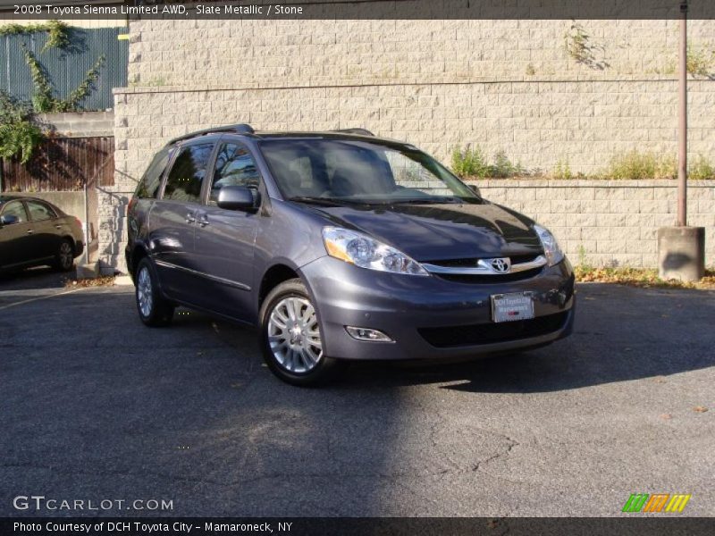 Slate Metallic / Stone 2008 Toyota Sienna Limited AWD